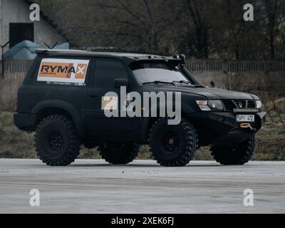 Black Nissan Patrol Stock Photo