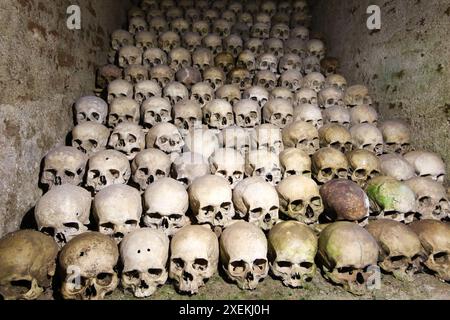 Ossuary at the Church of St. James in Brno, Czech Republic Stock Photo