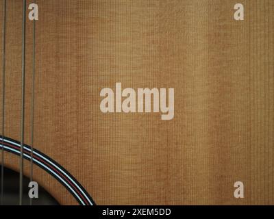 12-string guitar body top Stock Photo