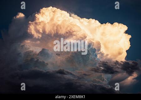 A magical cloud moment Stock Photo