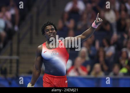 June 27, 2024: Gymnast Frederick Richard during the 2024 U.S. Olympic ...