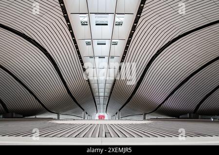 The roof of a high-tech building, the modern interior design of the room. High quality photo Stock Photo