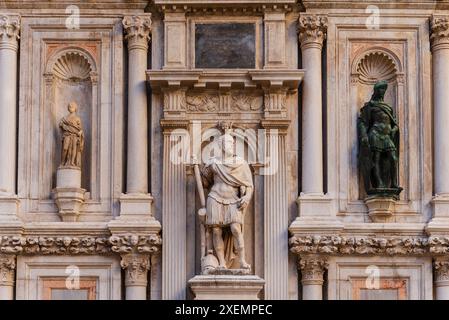 Arco Foscari in the courtyard of the Doge's Palace (Palazzo Ducale) in Venice; Venice, Italy Stock Photo