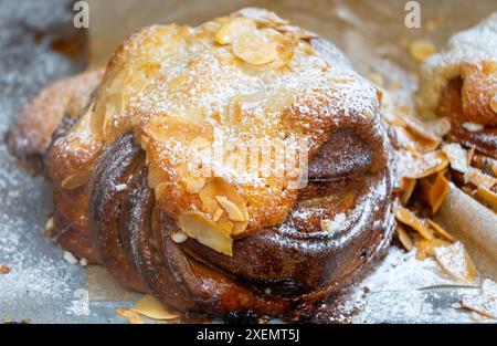 Almond scones - traditional British baked good, popular in the United ...