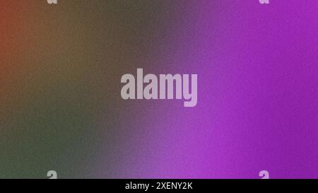 Colorful grainy gradient background blending purple and green tones Stock Photo