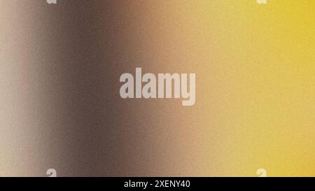 Grainy abstract texture with a gradient fading from yellow to brown background Stock Photo