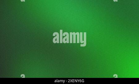 Abstract green background featuring gradient effect and grainy texture Stock Photo