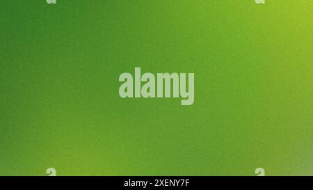 Green gradient background with a textured grainy effect, transitioning to a lighter shade of green towards the top Stock Photo