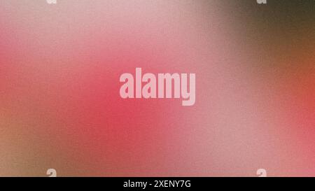 Abstract background with grainy texture and gradient of pink and green tones Stock Photo