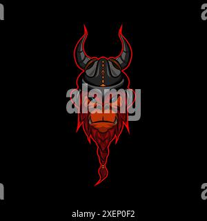 Happy Halloween Background vector illustration. Spooky monster poster design Stock Vector