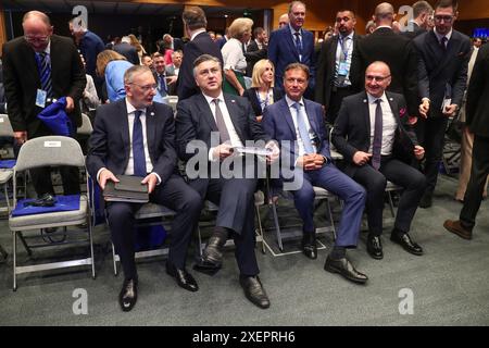 Dubrovnik, Croatia. 29th June, 2024. Croatian Prime Minister attend seventeenth edition of the Dubrovnik Forum international conference in Dubrovnik, Croatia on June 29, 2024. Photo: Matija Habljak/PIXSELL Credit: Pixsell/Alamy Live News Stock Photo