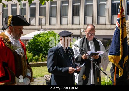 9th Brentwood Essex 29th Jun 2024 Armed Forces Day service Brentwood Essex Credit: Ian Davidson/Alamy Live News Stock Photo