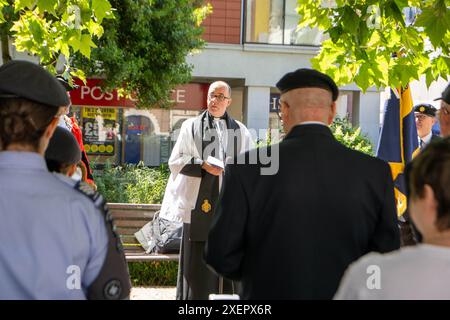 9th Brentwood Essex 29th Jun 2024 Armed Forces Day service Brentwood Essex Credit: Ian Davidson/Alamy Live News Stock Photo