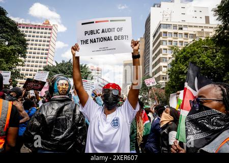 June 25, 2024, Nairobi, Kenya: Protesters call for President William ...