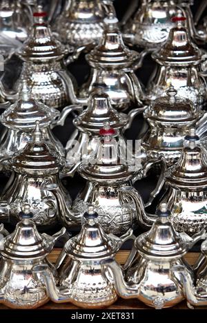 Souk, Medina de Marrakech, High Atlas, Morocco. Stock Photo