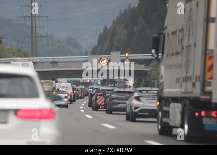 Traffic jam before the Gotthard Tunnel, Switzerland Stock Photo - Alamy