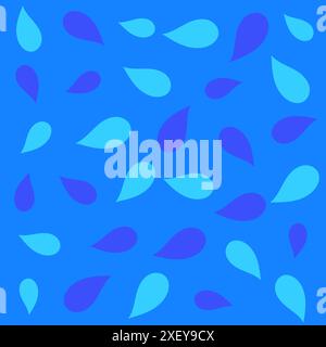 Seamless pattern with drops. For printing wrapping paper, wallpaper, packaging, fabric. Vector illustration Stock Vector