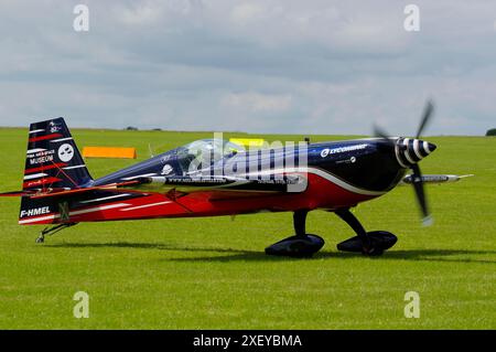 Extra, EA-330C , F-HMEL, Sywell, Air Display, Northampton, England, United Kingdom. Stock Photo