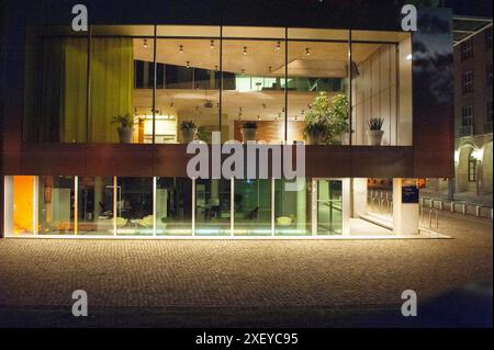 Dutch Embassy Building Berlin Building Exterior of the Dutch Embassy & Consulate General, Klosterstrasse, Berlin, Germany, designed by Architect Rem Koolhaas and opened in 2004. PRYES Berlin Klosterstrasse Berlin Germany Copyright: xGuidoxKoppesxPhotox Stock Photo