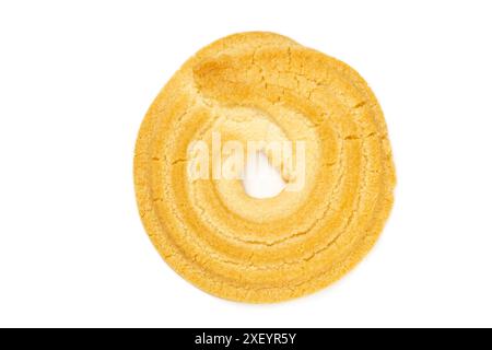 Biscuit cookie isolated on white background Stock Photo