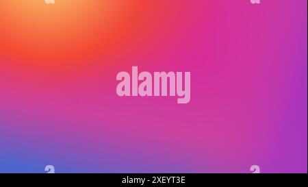 Colorful gradient background featuring smooth transitions from warm to cool tones, creating a visually striking and dynamic abstract design. Perfect for various creative uses vector illustration. Stock Vector