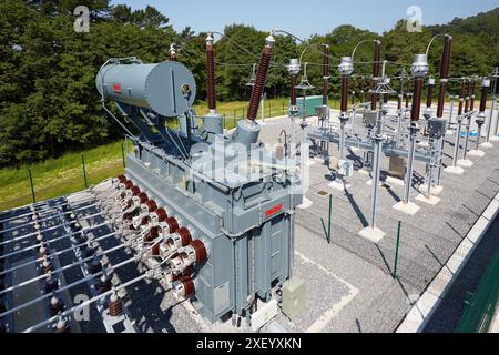 Electrical Substation. Ingrid. New experimental infrastructure for Smart Grids. Laboratory at an international level, with a great experimental capaci Stock Photo