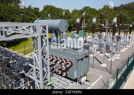 Electrical Substation. Ingrid. New experimental infrastructure for Smart Grids. Laboratory at an international level, with a great experimental capaci Stock Photo