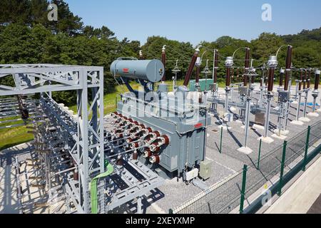 Electrical Substation. Ingrid. New experimental infrastructure for Smart Grids. Laboratory at an international level, with a great experimental capaci Stock Photo