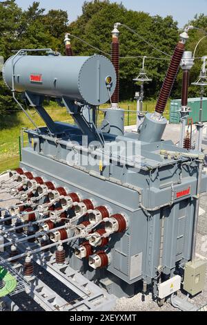 Electrical Substation. Ingrid. New experimental infrastructure for Smart Grids. Laboratory at an international level, with a great experimental capaci Stock Photo