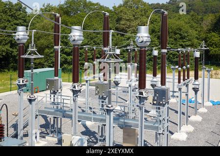 Electrical Substation. Ingrid. New experimental infrastructure for Smart Grids. Laboratory at an international level, with a great experimental capaci Stock Photo