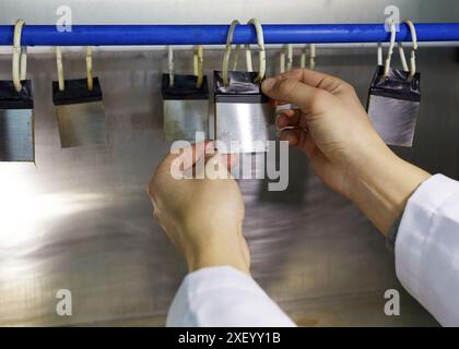 Kesternich corrosion chamber. Laboratory corrosion and electrochemical. Energy and Environment Division. Tecnalia Research and Innovation. Donostia. S Stock Photo