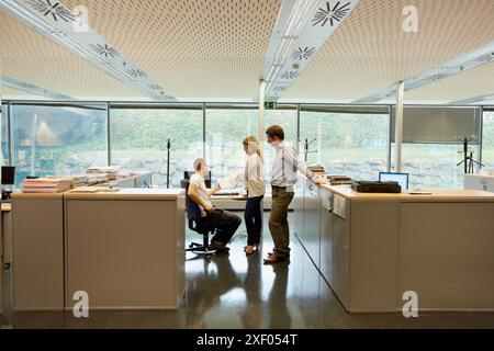 Team of business executives, Office, Innovation Strategies, Tecnalia Research & Innovation, Basque Country, Spain Stock Photo
