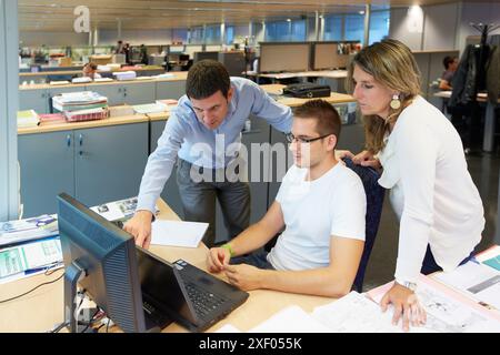 Team of business executives, Office, Innovation Strategies, Tecnalia Research & Innovation, Basque Country, Spain Stock Photo