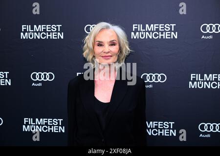 Munich, Germany. 30th June, 2024. Actress Jessica Lange comes to the Deutsches Theater for the CineMerit Award. Credit: Felix Hörhager/dpa/Alamy Live News Stock Photo