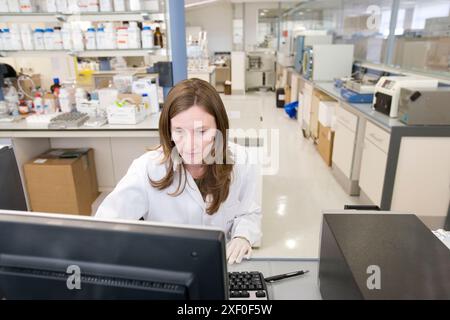 Multiwell spectrophotometer. Biological test laboratory. Fundacion Inasmet-Tecnalia. Donostia, San Sebastian, Euskadi. Spain. Stock Photo