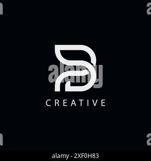 modern and minimal Letter PS SP Logo Design , PB BP Monogram. Stock Vector