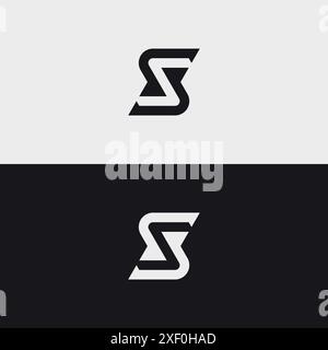 letter S logo for technology, internet, web template vector illustration. Stock Vector
