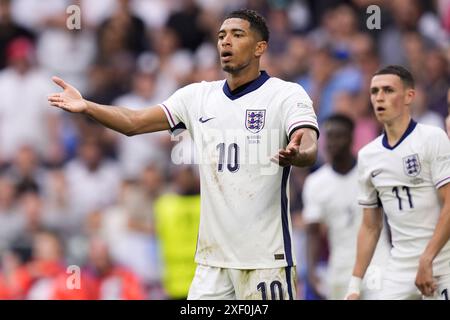 Gelsenkirchen, Germany. 30th June, 2024. during the round of sixteen match between England and Slovakia at the Euro 2024 soccer tournament in Gelsenkirchen, Germany, Sunday, June 30, 2024. Sport - Soccer . (Photo by Fabio Ferrari/LaPresse) Credit: LaPresse/Alamy Live News Stock Photo