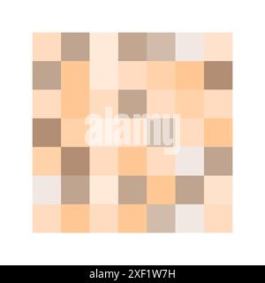 Blurred video frame. Peach and beige hues. Abstract vector background. Soft gradient texture. Stock Vector