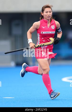 Oi Hockey Stadium Main Pitch, Tokyo, Japan. 30th June, 2024. Yuri Nagai (JPN), JUNE 30, 2024 - Hockey : SOMPO JAPAN CUP 2024, International Friendly Match between Japan - South Korea at Oi Hockey Stadium Main Pitch, Tokyo, Japan. Credit: Yohei Osada/AFLO SPORT/Alamy Live News Stock Photo