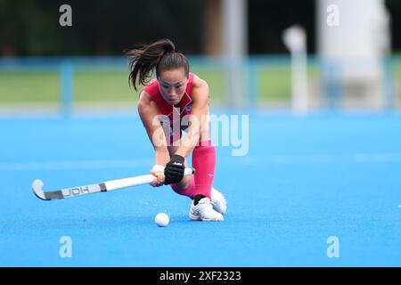 Oi Hockey Stadium Main Pitch, Tokyo, Japan. 30th June, 2024. Shihori Oikawa (JPN), JUNE 30, 2024 - Hockey : SOMPO JAPAN CUP 2024, International Friendly Match between Japan - South Korea at Oi Hockey Stadium Main Pitch, Tokyo, Japan. Credit: Yohei Osada/AFLO SPORT/Alamy Live News Stock Photo