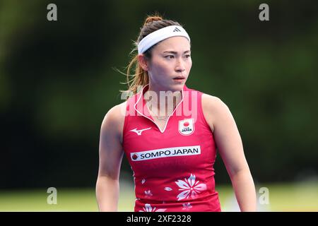 Oi Hockey Stadium Main Pitch, Tokyo, Japan. 30th June, 2024. Hazuki Nagai (JPN), JUNE 30, 2024 - Hockey : SOMPO JAPAN CUP 2024, International Friendly Match between Japan - South Korea at Oi Hockey Stadium Main Pitch, Tokyo, Japan. Credit: Yohei Osada/AFLO SPORT/Alamy Live News Stock Photo