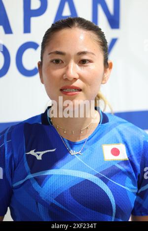 Oi Hockey Stadium Main Pitch, Tokyo, Japan. 30th June, 2024. Hazuki Nagai (JPN), JUNE 30, 2024 - Hockey : SOMPO JAPAN CUP 2024, International Friendly Match between Japan - South Korea at Oi Hockey Stadium Main Pitch, Tokyo, Japan. Credit: Yohei Osada/AFLO SPORT/Alamy Live News Stock Photo