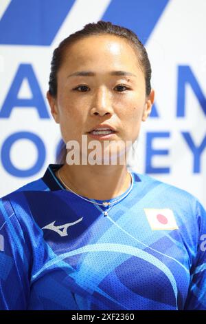 Oi Hockey Stadium Main Pitch, Tokyo, Japan. 30th June, 2024. Shihori Oikawa (JPN), JUNE 30, 2024 - Hockey : SOMPO JAPAN CUP 2024, International Friendly Match between Japan - South Korea at Oi Hockey Stadium Main Pitch, Tokyo, Japan. Credit: Yohei Osada/AFLO SPORT/Alamy Live News Stock Photo