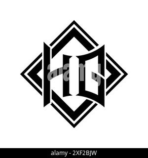 HG Letter logo with shield shape inside shield badge crown on black ...