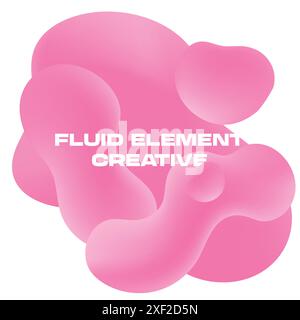 FLUID ELEMENT ABSTRACT CREATIVE Stock Vector