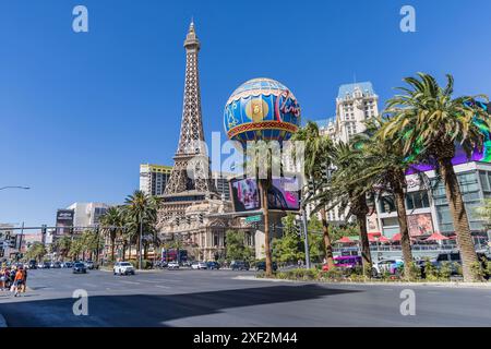 Las Vegas, Nv, USA. 30th June, 2024. View of the Paris hotel in the city of Las Vegas in the United States on June 30, 2024 (Credit Image: © William Volcov/ZUMA Press Wire) EDITORIAL USAGE ONLY! Not for Commercial USAGE! Stock Photo