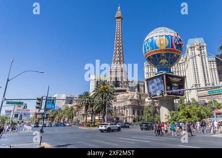 Las Vegas, Nv, USA. 30th June, 2024. View of the Paris hotel in the city of Las Vegas in the United States on June 30, 2024 (Credit Image: © William Volcov/ZUMA Press Wire) EDITORIAL USAGE ONLY! Not for Commercial USAGE! Stock Photo