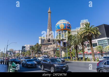 Las Vegas, Nv, USA. 30th June, 2024. View of the Paris hotel in the city of Las Vegas in the United States on June 30, 2024 (Credit Image: © William Volcov/ZUMA Press Wire) EDITORIAL USAGE ONLY! Not for Commercial USAGE! Stock Photo