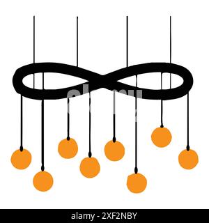 Ceiling Light Vector Icon. Stock Vector